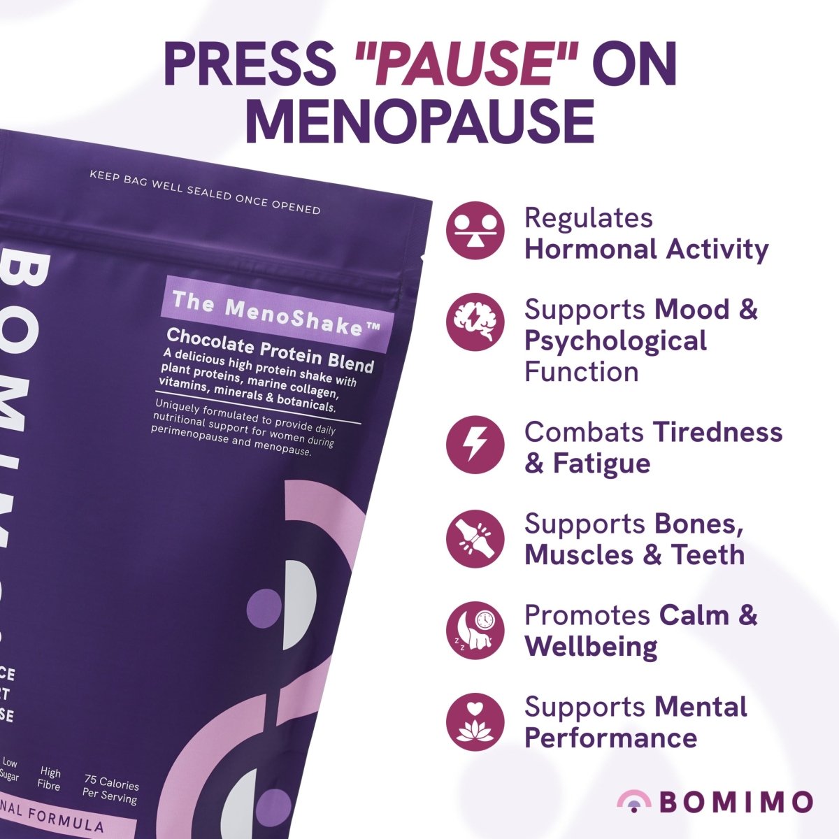 The MenoShake™ - Chocolate Collagen - BOMIMO